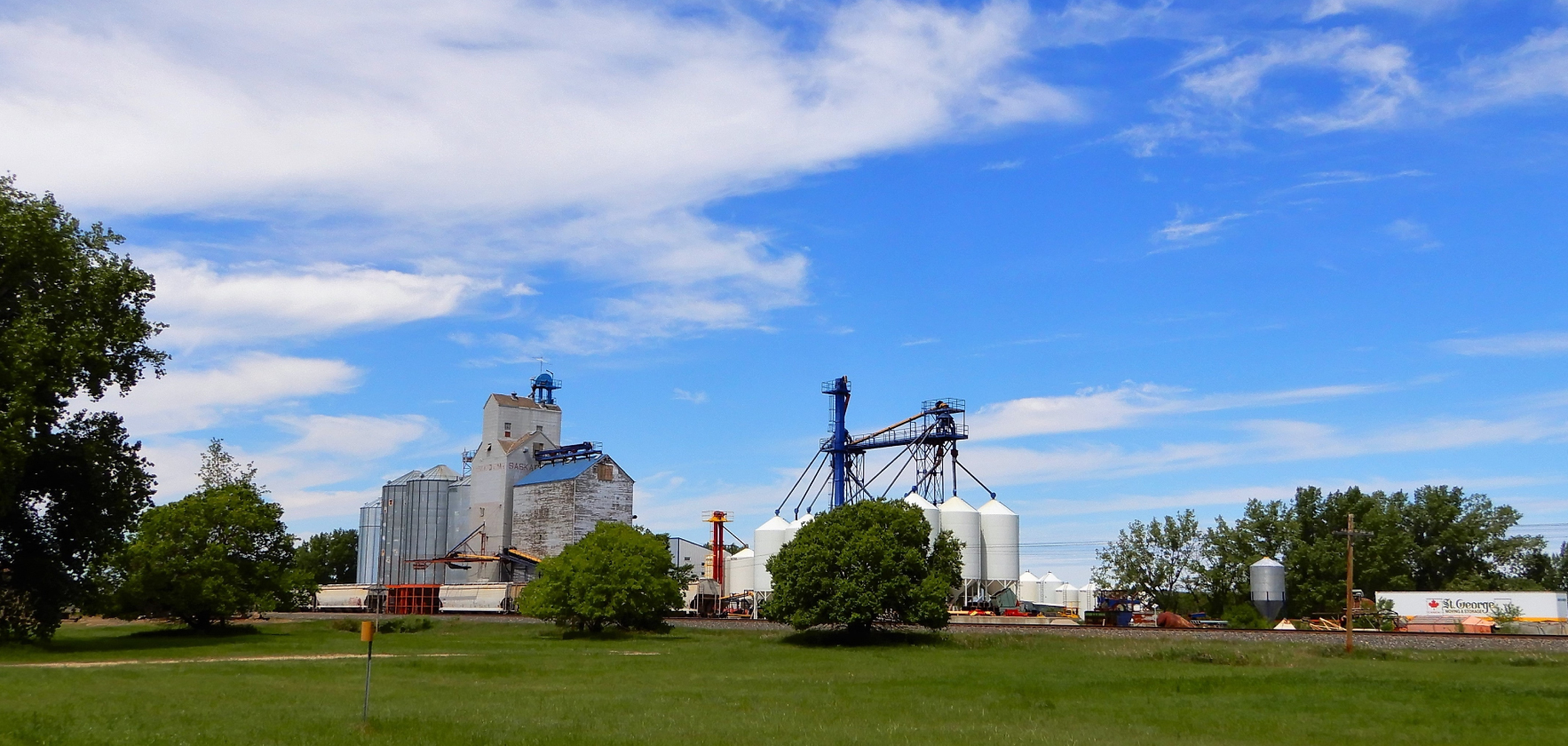 Silos in Saskatchewan